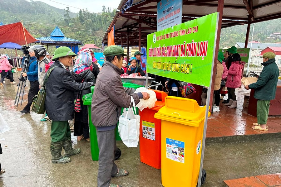 Lào Cai: Phân loại chất thải rắn sinh hoạt tại nguồn ở các huyện vùng cao mới đạt hơn 32%