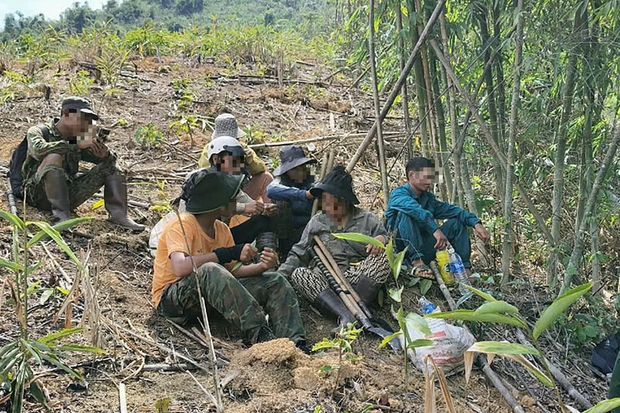 Đắk Nông: Bắt 8 đối tượng phá rừng tại huyện Đắk GLong