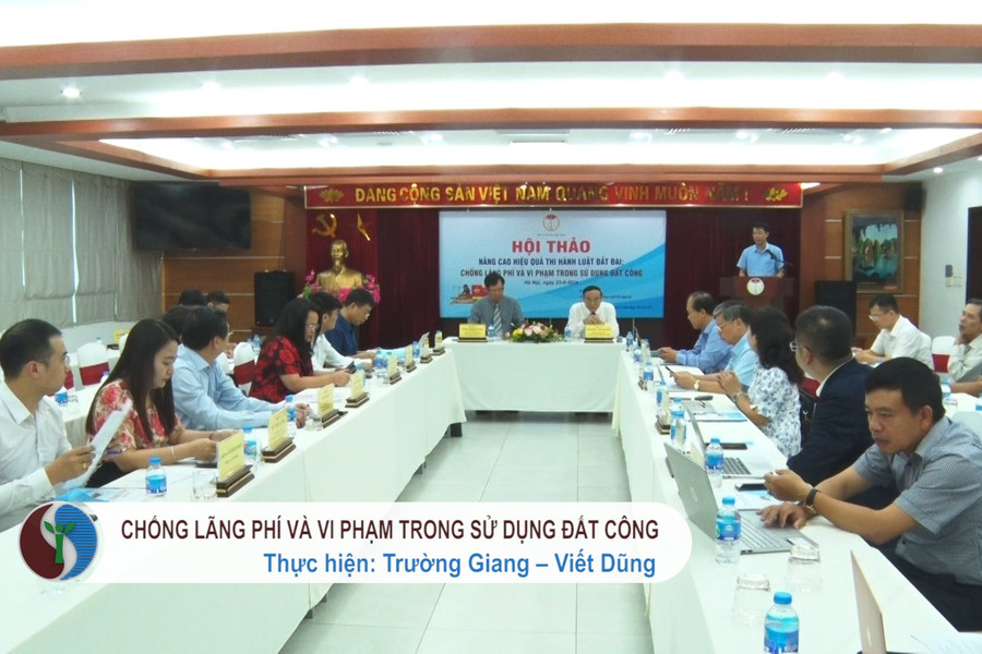 Chống lãng phí và vi phạm trong sử dụng đất công