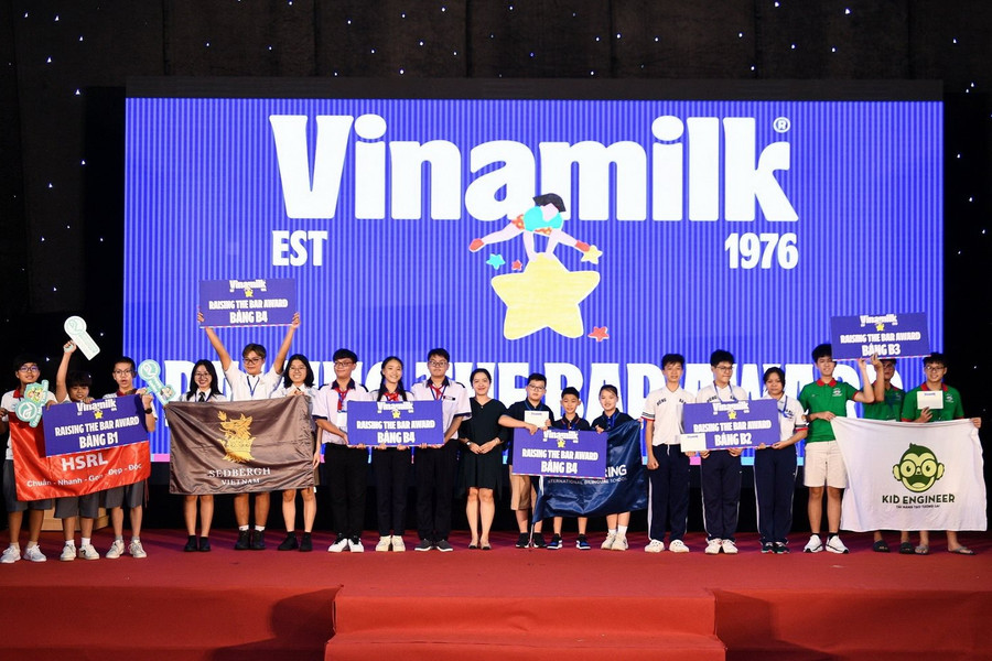 Vinamilk trao giải thưởng cho các tài năng robot hướng đến phát triển bền vững