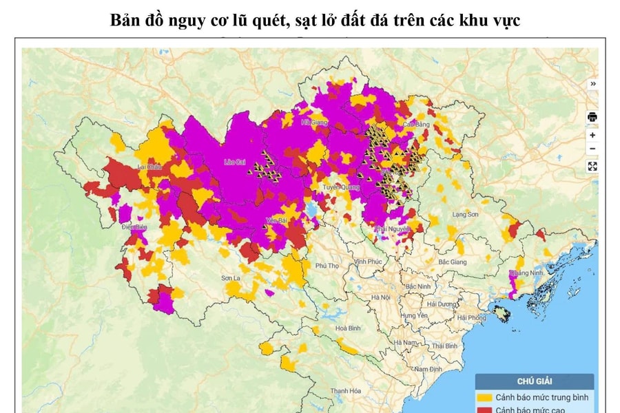 Lũ lụt nghiêm trọng diễn ra trên nhiều tỉnh phía Bắc