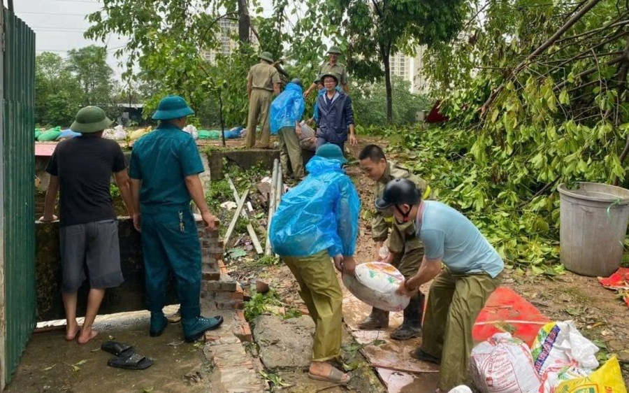 Quận Nam Từ Liêm (Hà Nội): Tập trung gia cố đê sông Cầu Ngà