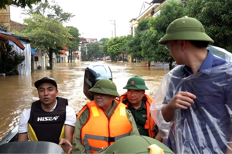 Yên Bái đến sáng 10/9: 07 người chết, 02 người mất tích, nhiều nơi chìm trong biển nước