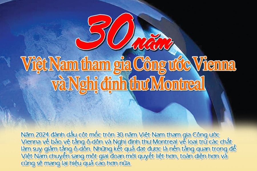 E-magazine: 30 năm Việt Nam tham gia Công ước Vienna và Nghị định thư Montreal