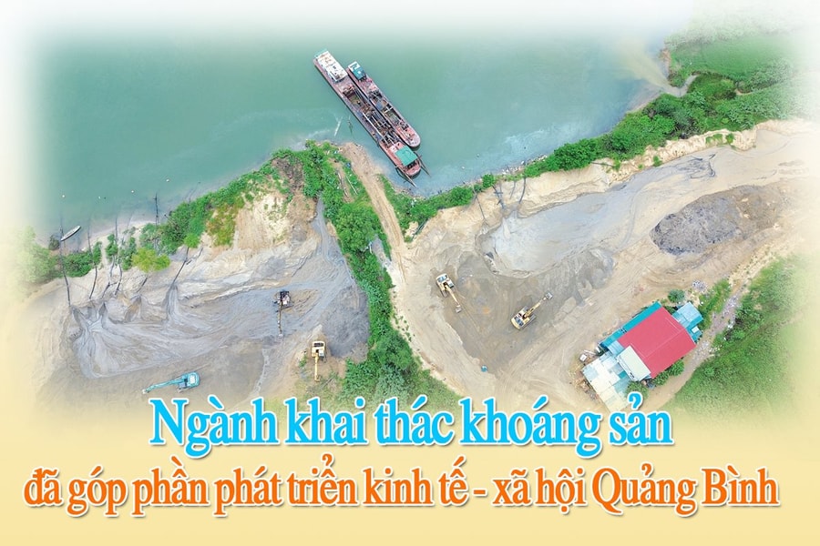 Ngành khai thác khoáng sản đã góp phần phát triển kinh tế - xã hội Quảng Bình