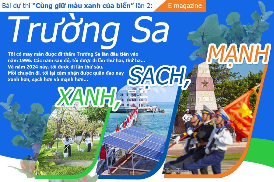 Trường Sa xanh, sạch, mạnh - Bài 1: Công viên xanh giữa trùng khơi