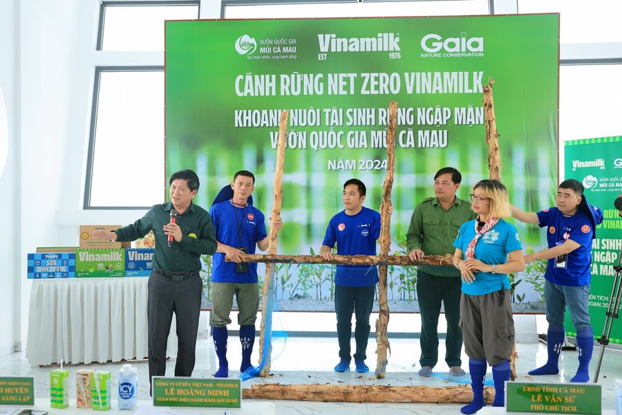 Vinamilk tích cực thực hiện dự án Cánh rừng Net Zero, hướng đến trung hoà khí nhà kính