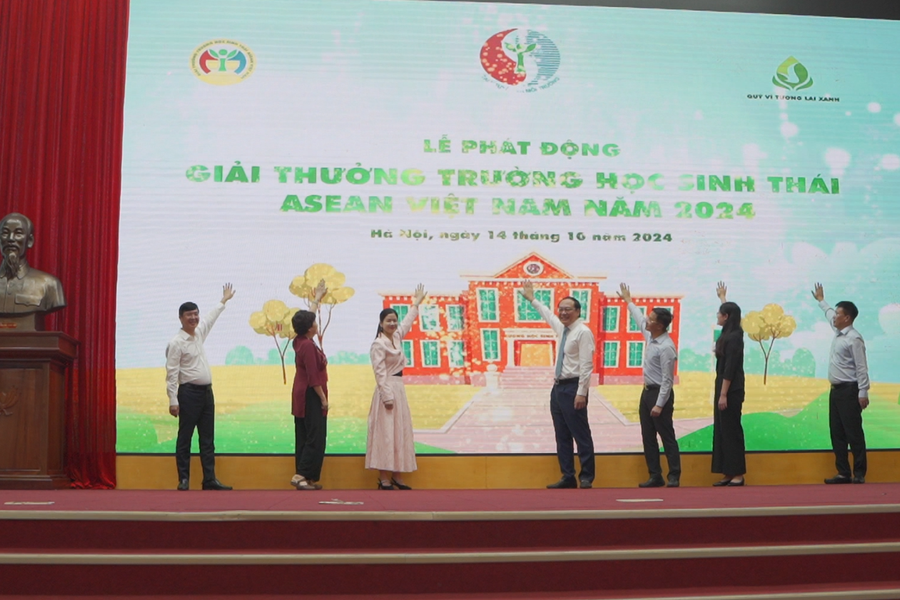 Phát động Giải thưởng Trường học sinh thái ASEAN Việt Nam 2024