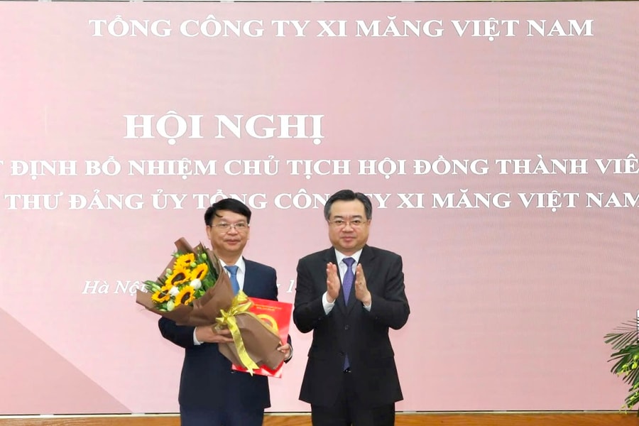 Bộ Xây dựng bổ nhiệm Chủ tịch HĐTV Tổng Công ty Xi măng Việt Nam