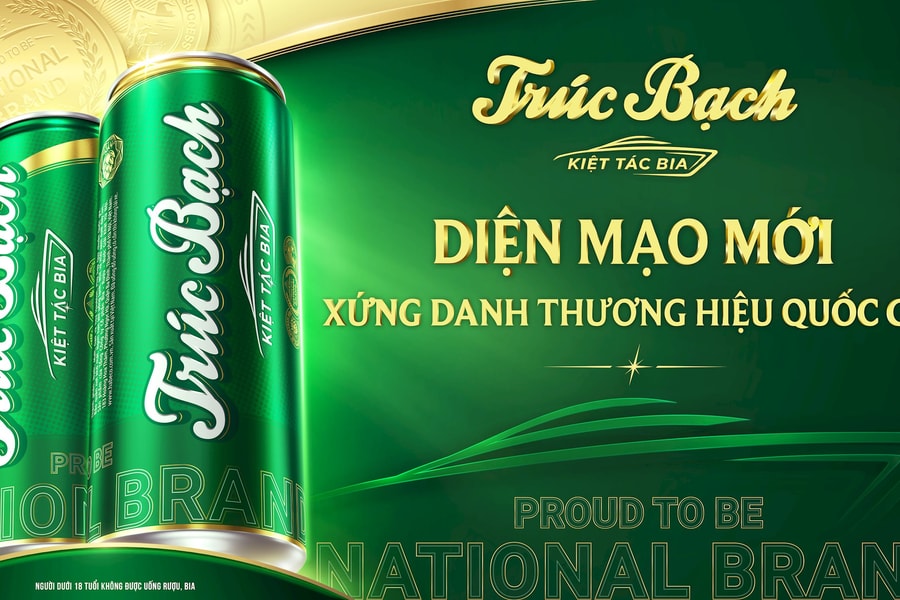 Bia Trúc Bạch: Diện mạo mới, xứng danh Thương hiệu Quốc gia