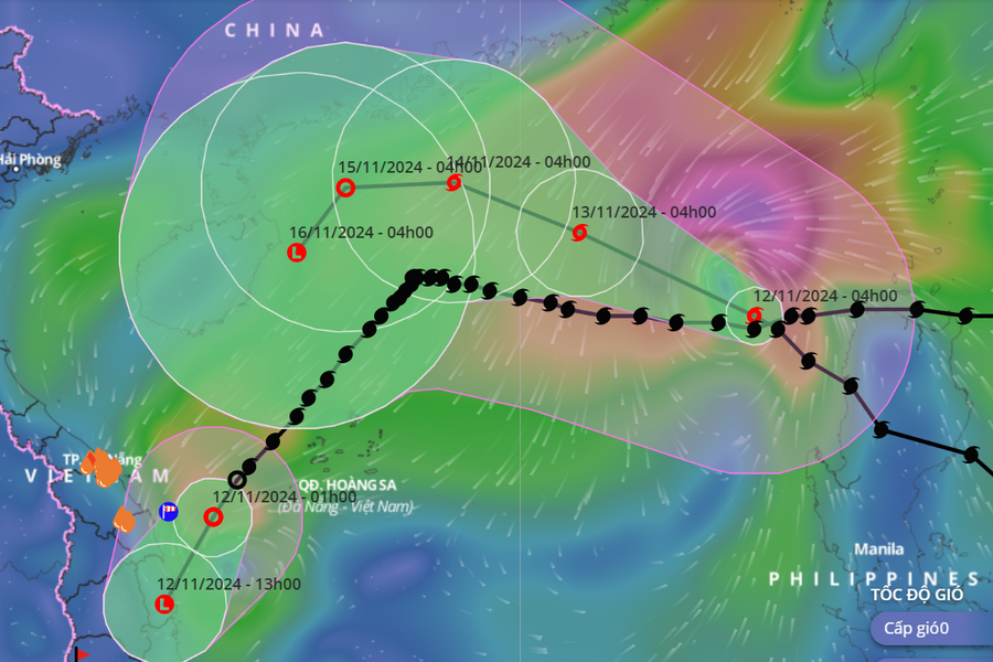 Bão số 7 vừa suy yếu thành áp thấp nhiệt đới, biển Đông đón bão số 8