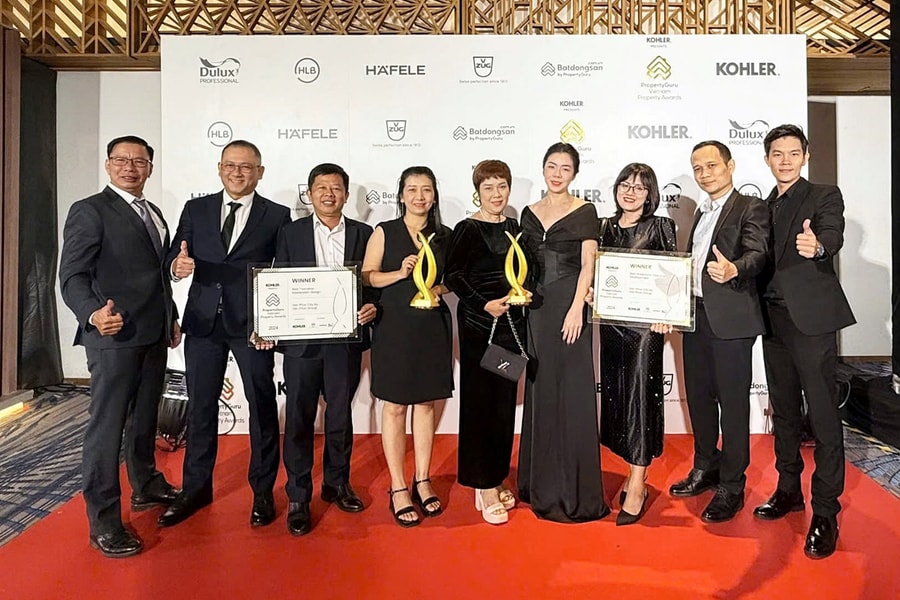 Van Phuc City nhận cú đúp giải thưởng tại lễ trao giải PropertyGuru Vietnam Property Awards 2024