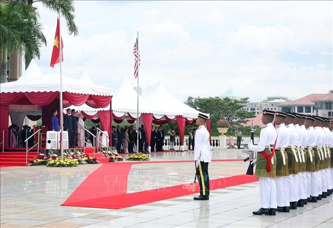 Lễ đón chính thức Tổng Bí thư Tô Lâm và Phu nhân tại Malaysia