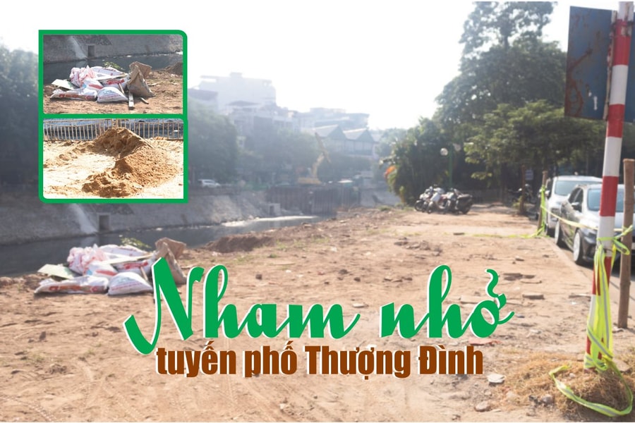 Nham nhở một đoạn phố Thượng Đình