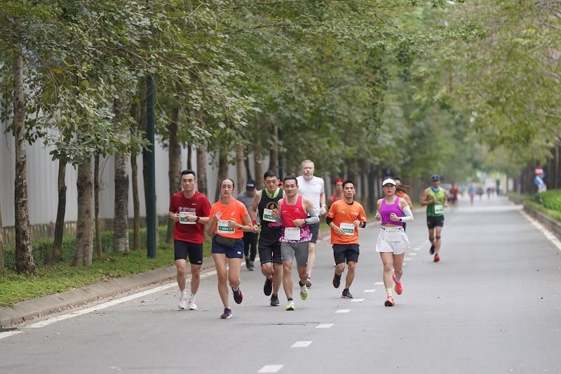 Giải chạy Hanoi Half Marathon được tổ chức tại Ciputra Hanoi