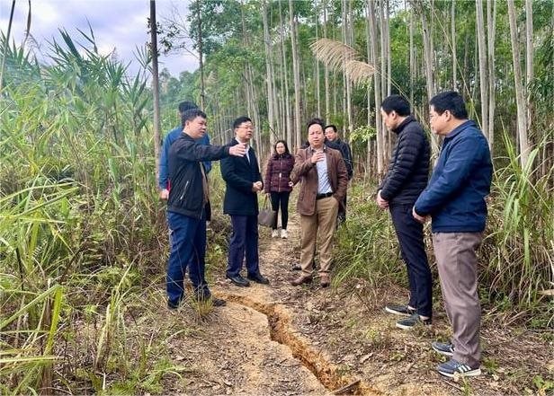 Chợ Đồn (Bắc Kạn): Khẩn trương làm rõ nguyên nhân nứt, sụt lún tại xã Ngọc Phái