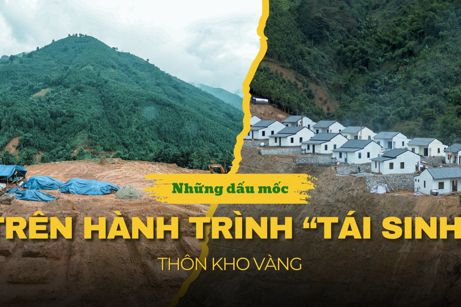 Những dấu mốc trên hành trình “tái sinh” thôn Kho Vàng