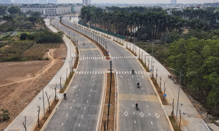 Hà Nội: Khai thác tạm đoạn tuyến đường Lê Quang Đạo kéo dài