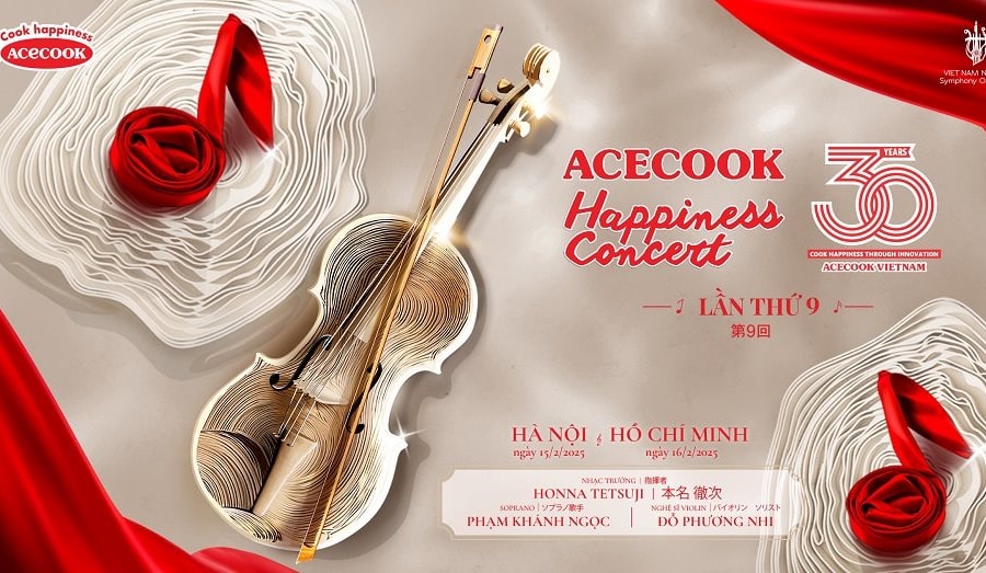 Acecook Happiness Concert 2025 - Hành trình 9 năm lan tỏa hạnh phúc qua âm nhạc