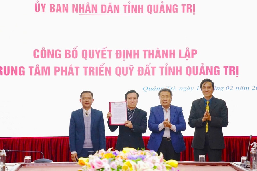 Thành lập Trung tâm Phát triển quỹ đất tỉnh Quảng Trị