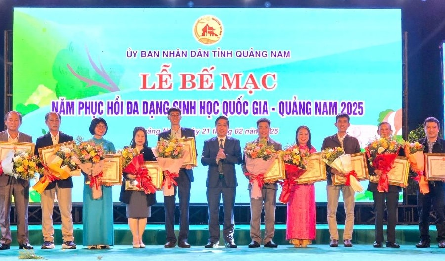 Bế mạc Năm phục hồi đa dạng sinh học quốc gia - Quảng Nam 2024