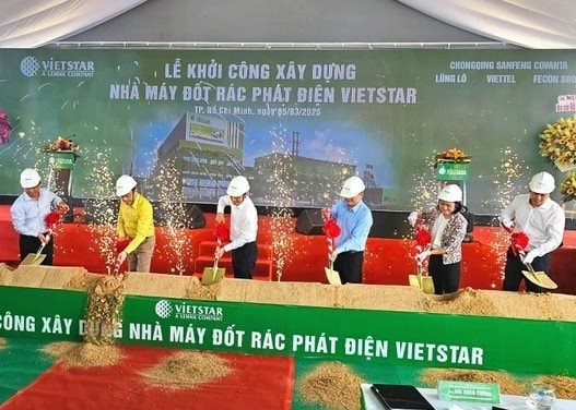 TP.HCM khởi công nhà máy đốt rác phát điện công suất 2.000 tấn/ngày