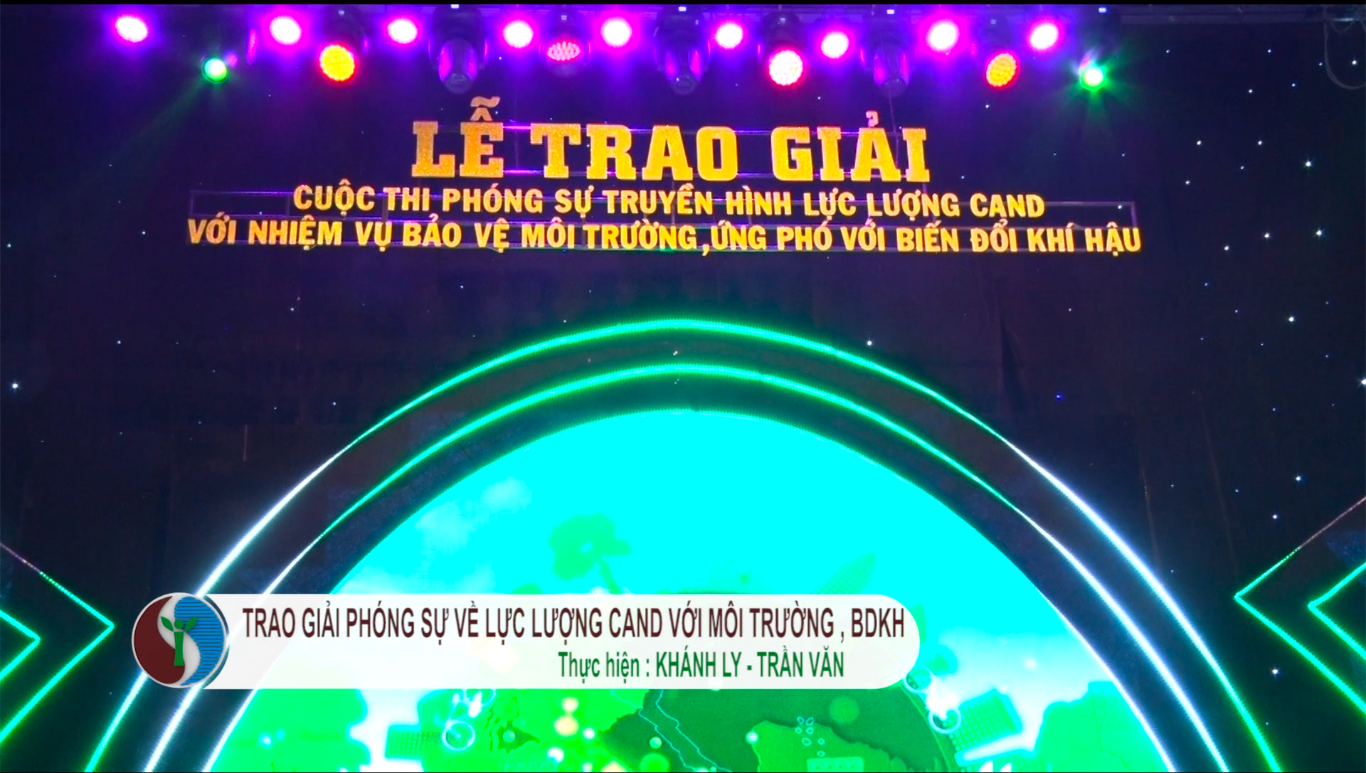 Trao Giải phóng sự truyền hình về lực lượng Công an Nhân dân với môi trường, biến đổi khí hậu