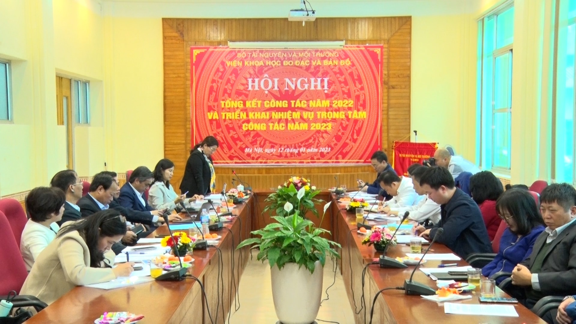 Viện Khoa học Đo đạc và Bản đồ tiến hành Tổng kết công tác năm 2022