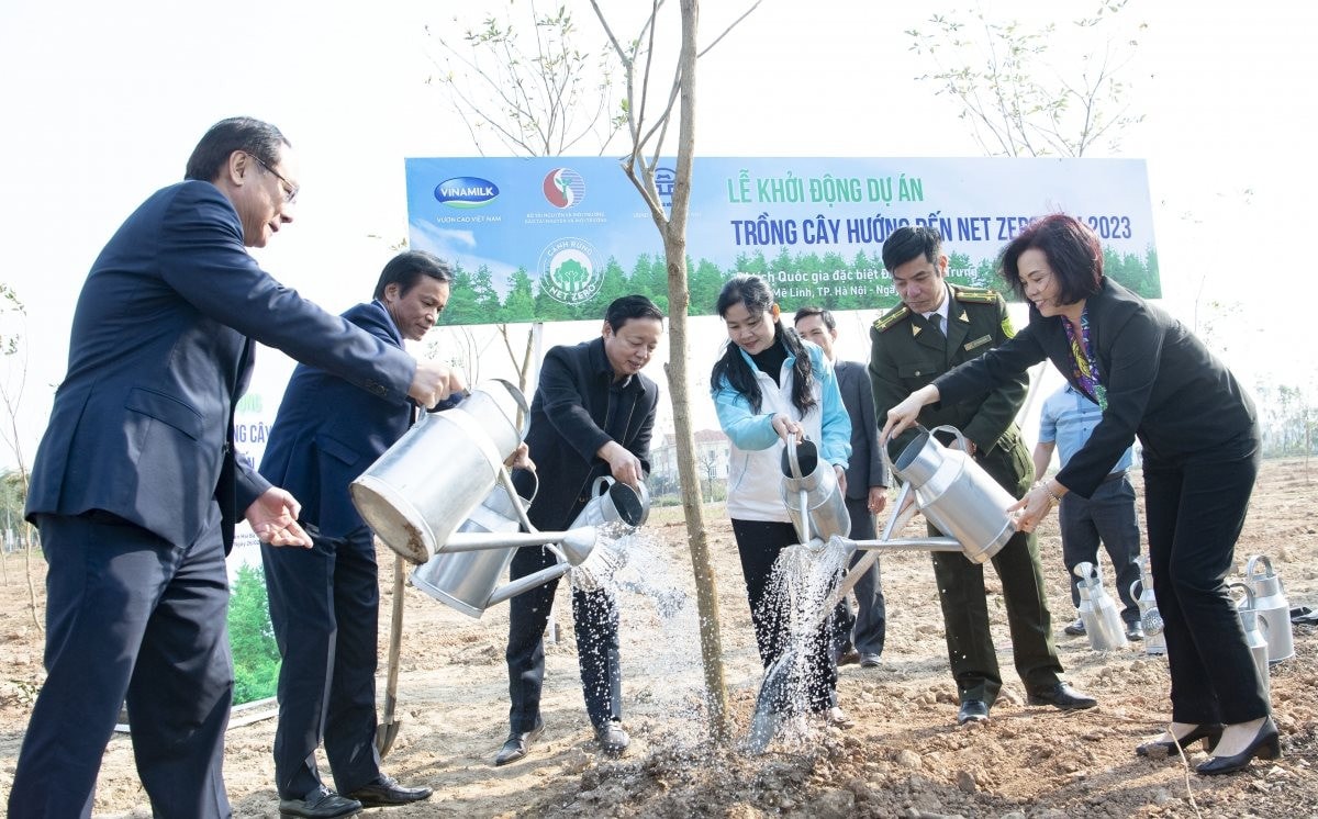 Phó Thủ tướng Trần Hồng Hà phát động dự án trồng cây hướng đến Net Zero