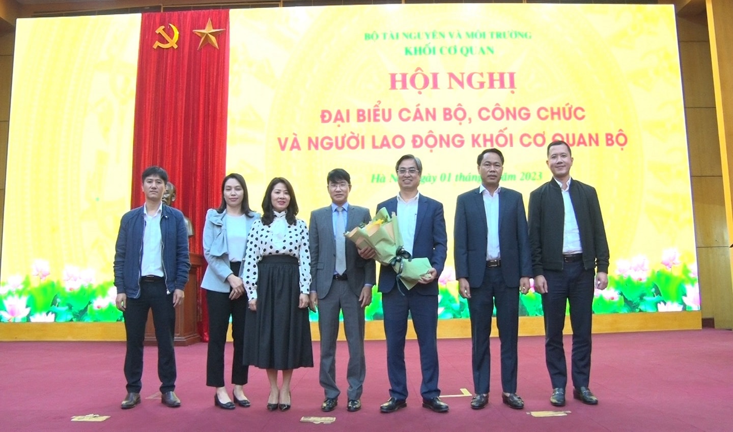 Hội nghị đại biểu cán bộ, công chức và NLĐ khối cơ quan bộ TN&MT